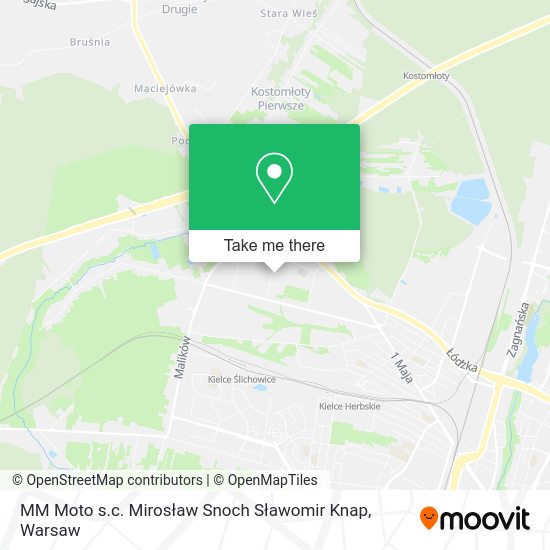 MM Moto s.c. Mirosław Snoch Sławomir Knap map