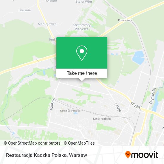 Карта Restauracja Kaczka Polska