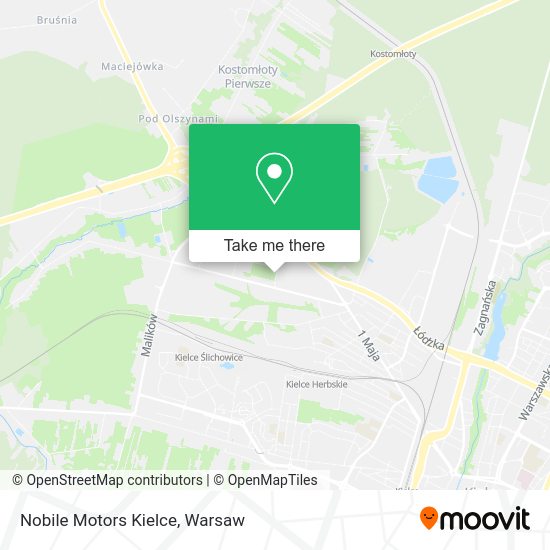 Nobile Motors Kielce map