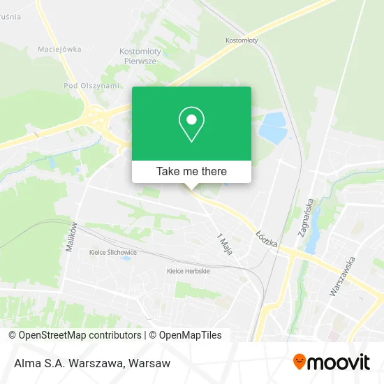 Карта Alma S.A. Warszawa