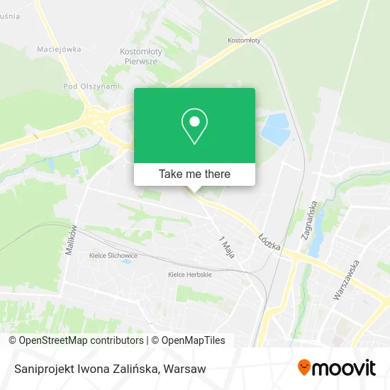 Карта Saniprojekt Iwona Zalińska