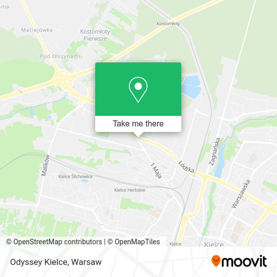 Odyssey Kielce map