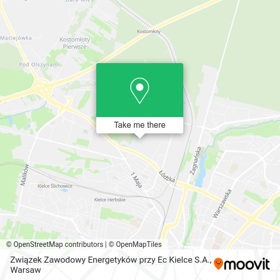 Związek Zawodowy Energetyków przy Ec Kielce S.A. map