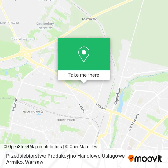Карта Przedsiebiorstwo Produkcyjno Handlowo Uslugowe Armiko