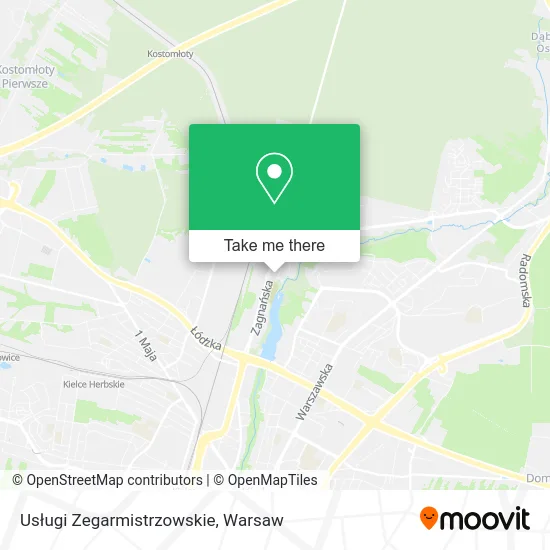 Usługi Zegarmistrzowskie map