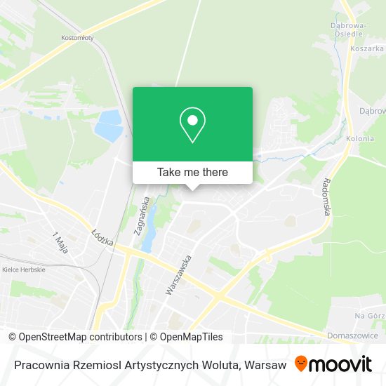 Pracownia Rzemiosl Artystycznych Woluta map