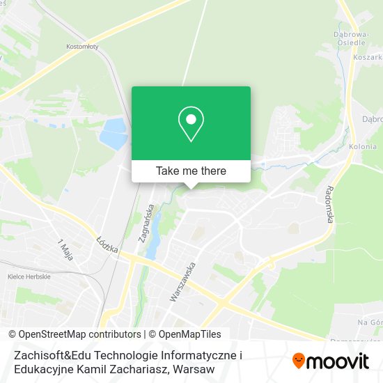 Zachisoft&Edu Technologie Informatyczne i Edukacyjne Kamil Zachariasz map