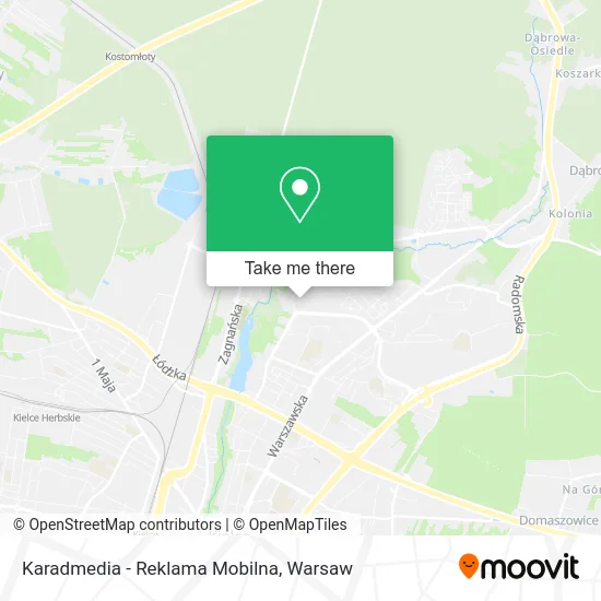 Карта Karadmedia - Reklama Mobilna