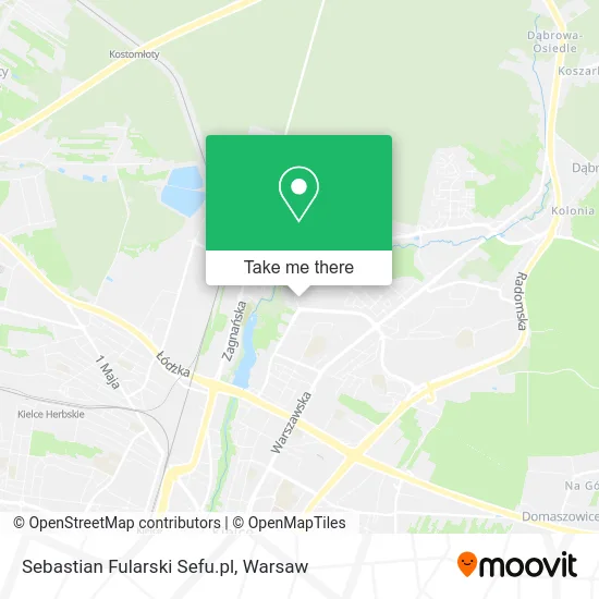 Карта Sebastian Fularski Sefu.pl
