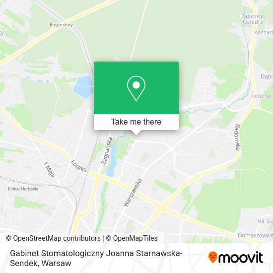 Gabinet Stomatologiczny Joanna Starnawska-Sendek map