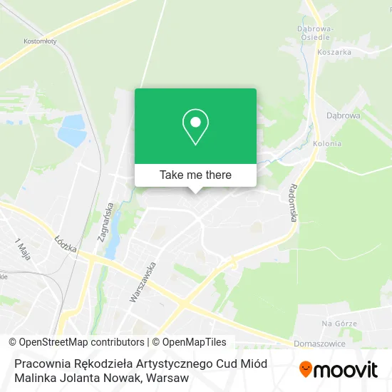 Pracownia Rękodzieła Artystycznego Cud Miód Malinka Jolanta Nowak map