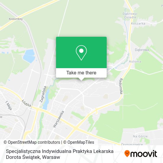 Specjalistyczna Indywidualna Praktyka Lekarska Dorota Świątek map