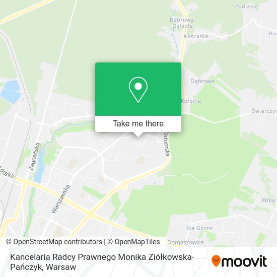 Kancelaria Radcy Prawnego Monika Ziółkowska-Pańczyk map