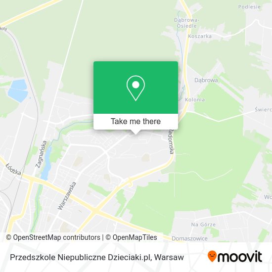 Przedszkole Niepubliczne Dzieciaki.pl map