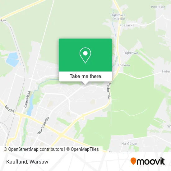 Kaufland map
