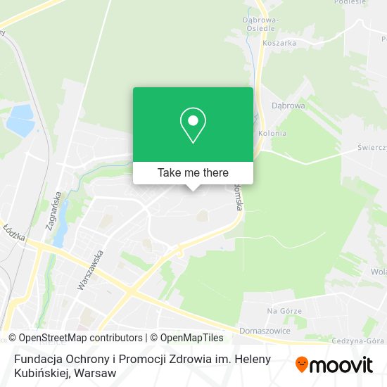 Fundacja Ochrony i Promocji Zdrowia im. Heleny Kubińskiej map