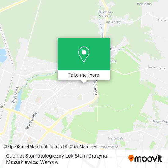 Gabinet Stomatologiczny Lek Stom Grazyna Mazurkiewicz map