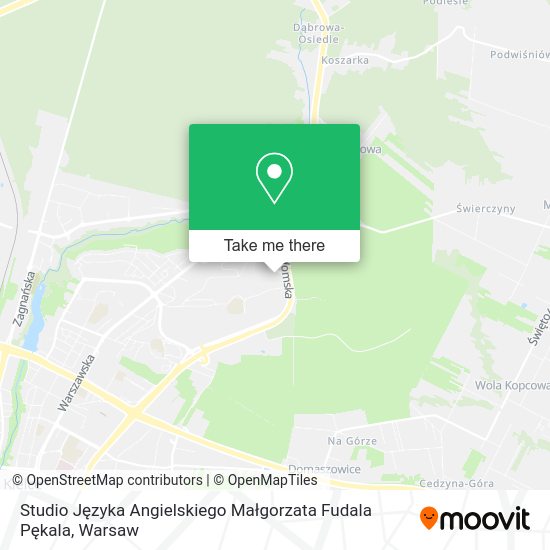 Studio Języka Angielskiego Małgorzata Fudala Pękala map