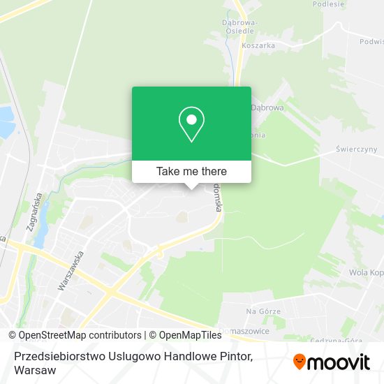 Przedsiebiorstwo Uslugowo Handlowe Pintor map