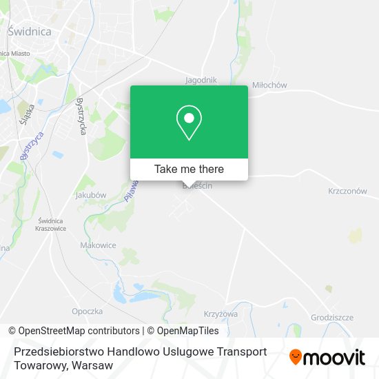 Карта Przedsiebiorstwo Handlowo Uslugowe Transport Towarowy