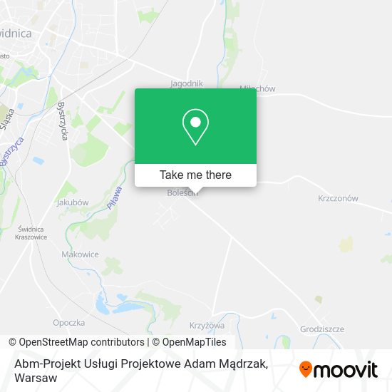 Abm-Projekt Usługi Projektowe Adam Mądrzak map