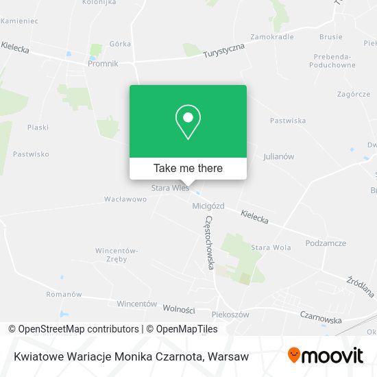 Kwiatowe Wariacje Monika Czarnota map