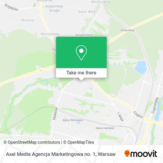 Axel Media Agencja Marketingowa no. 1 map