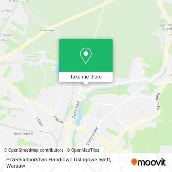 Карта Przedsiebiorstwo Handlowo Uslugowe Iwett