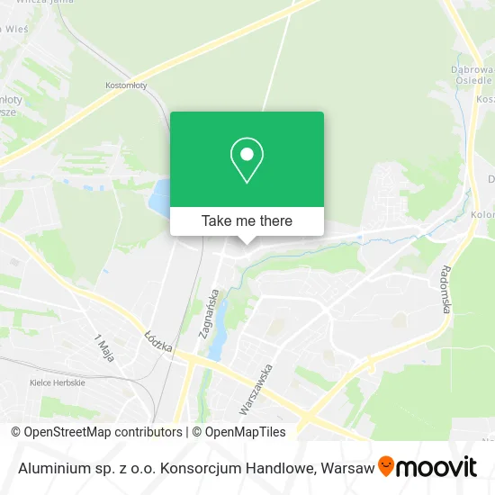 Карта Aluminium sp. z o.o. Konsorcjum Handlowe