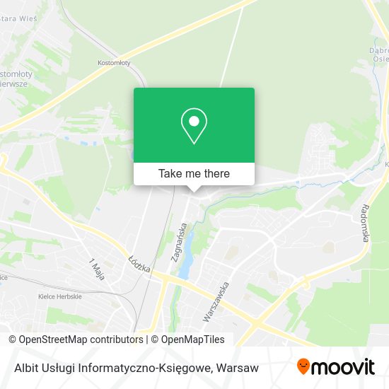 Albit Usługi Informatyczno-Księgowe map