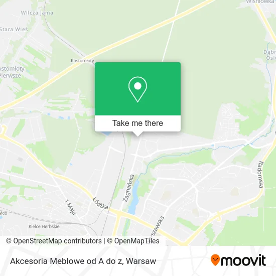 Карта Akcesoria Meblowe od A do z