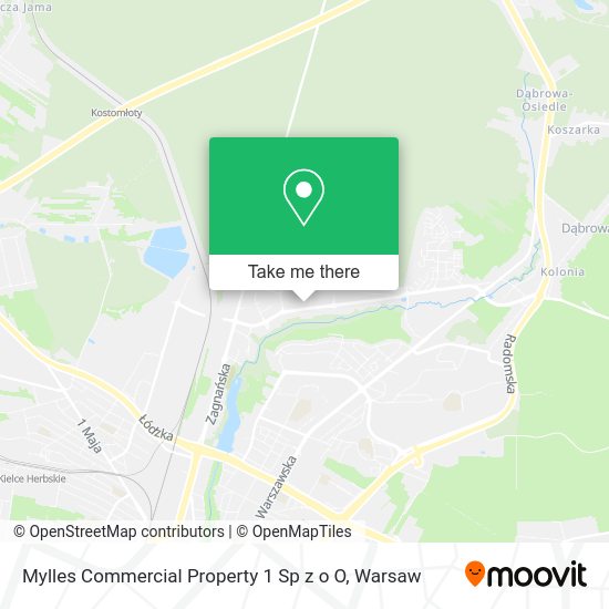 Mylles Commercial Property 1 Sp z o O map