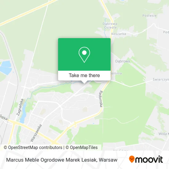 Карта Marcus Meble Ogrodowe Marek Lesiak