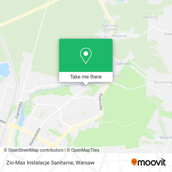 Zio-Max Instalacje Sanitarne map