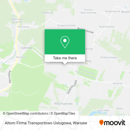 Карта Altom Firma Transportowo Uslugowa