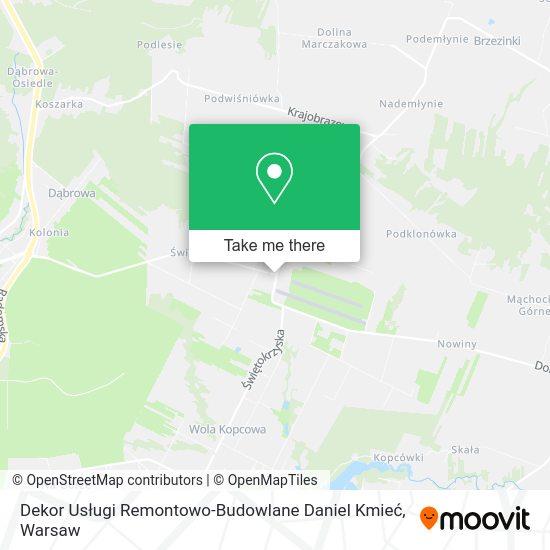 Dekor Usługi Remontowo-Budowlane Daniel Kmieć map