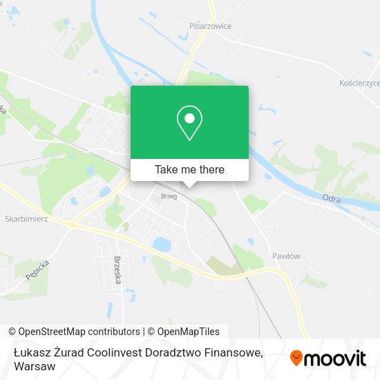 Łukasz Żurad Coolinvest Doradztwo Finansowe map