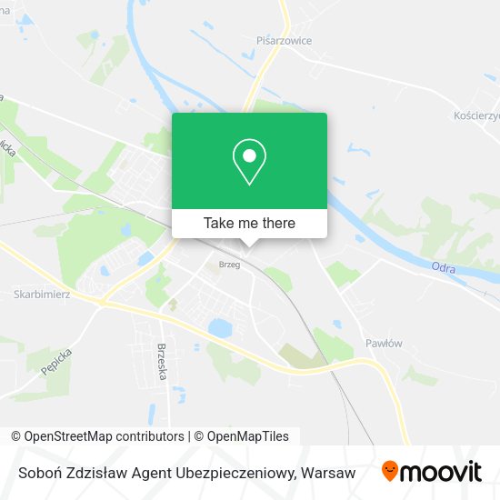 Soboń Zdzisław Agent Ubezpieczeniowy map