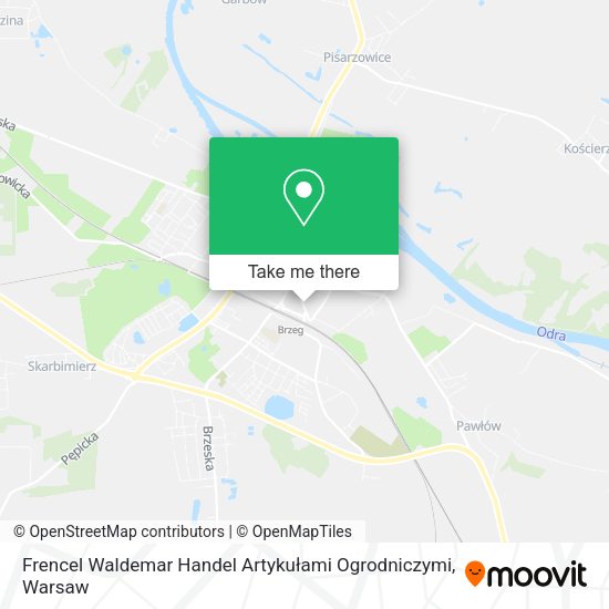 Frencel Waldemar Handel Artykułami Ogrodniczymi map