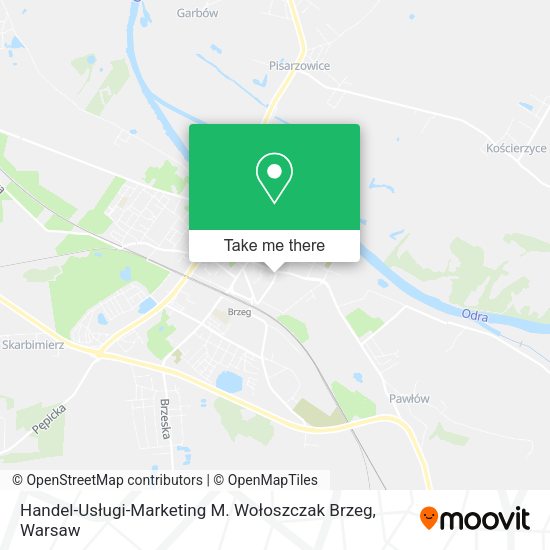 Handel-Usługi-Marketing M. Wołoszczak Brzeg map