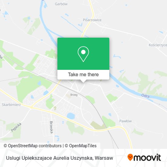 Uslugi Upiekszajace Aurelia Uszynska map