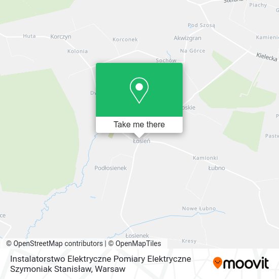 Instalatorstwo Elektryczne Pomiary Elektryczne Szymoniak Stanisław map