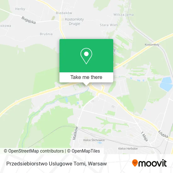 Карта Przedsiebiorstwo Uslugowe Tomi