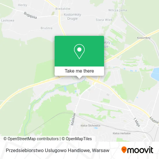 Карта Przedsiebiorstwo Uslugowo Handlowe