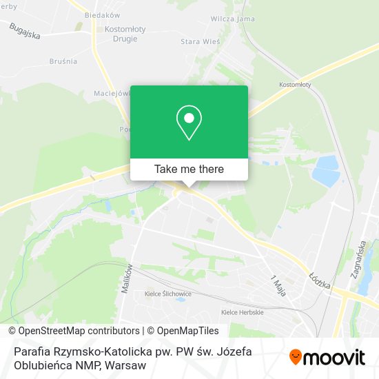 Parafia Rzymsko-Katolicka pw. PW św. Józefa Oblubieńca NMP map