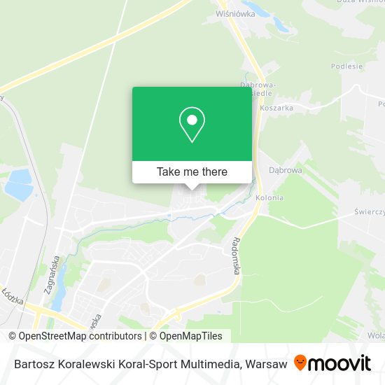 Bartosz Koralewski Koral-Sport Multimedia map