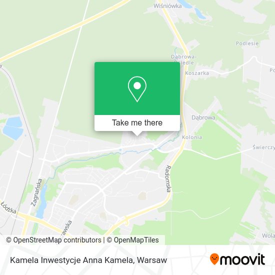 Kamela Inwestycje Anna Kamela map