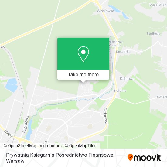 Prywatnia Ksiegarnia Posrednictwo Finansowe map