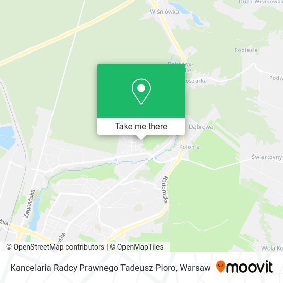 Kancelaria Radcy Prawnego Tadeusz Pioro map