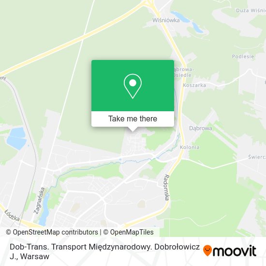 Dob-Trans. Transport Międzynarodowy. Dobrołowicz J. map